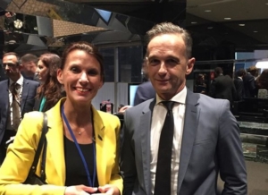 Rita-SchwarzelührSutter mit Außenminister Heiko Maas bei der UN in New York